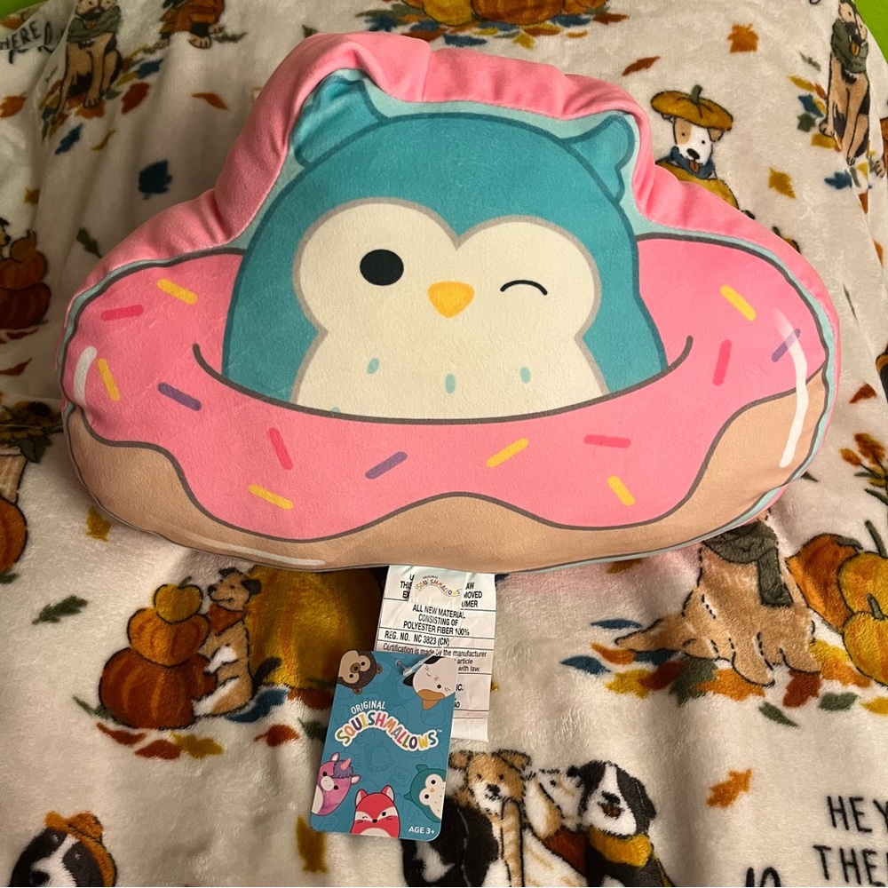 Squishmallow Winston Pillow NWT
